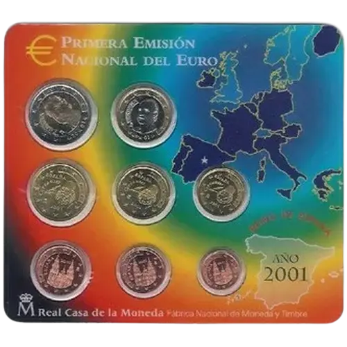 Moneda Euroset 2001 - Serie Anual (2001)
