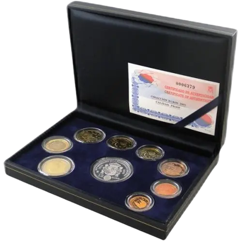 Moneda Euroset 2003 Proof - XXV Aniv. Constitución (2003)