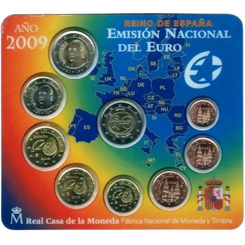 Moneda Euroset 2009 - X Aniversario UEM (2009)