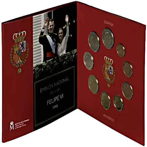 Moneda Euroset 2015 - Felipe VI y Cueva de Altamira (2015)